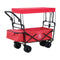 Gardeon Garden Cart Removable Canopy Red