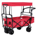 Gardeon Garden Cart Removable Canopy Red