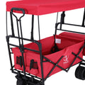Gardeon Garden Cart Removable Canopy Red