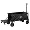 Gardeon Garden Cart Opening Rear Black