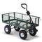 Gardeon Mesh Garden Steel Cart Green