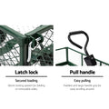 Gardeon Mesh Garden Steel Cart Green