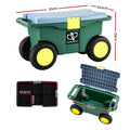 Gardeon Garden Tool Storage Cart 3-In-1 Green