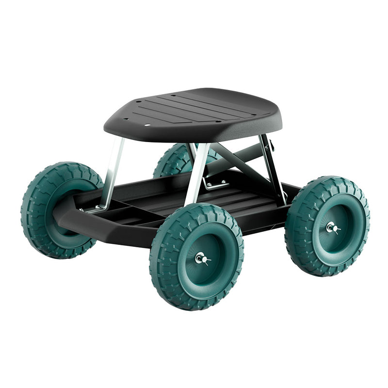 Gardeon Garden Cart Stool Seat with Wheels Gardening Helper