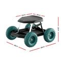 Gardeon Garden Cart Stool Seat with Wheels Gardening Helper