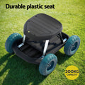 Gardeon Garden Cart Stool Seat with Wheels Gardening Helper