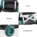 Gardeon Garden Cart Stool Seat with Wheels Gardening Helper