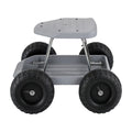 Gardeon Garden Cart Seat 440lbs Capacity Rolling Work Stool Grey