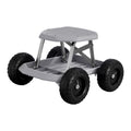Gardeon Garden Cart Seat 440lbs Capacity Rolling Work Stool Grey