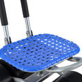Gardeon Garden Stool Seat Foldable Wheels Blue