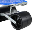 Gardeon Garden Stool Seat Foldable Wheels Blue