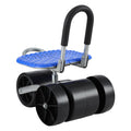 Gardeon Garden Stool Seat Foldable Wheels Blue