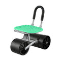 Gardeon Garden Cart Seat 360° Swivel 130kg Foldable Backrest Green