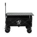 Gardeon Folding Camping Wagon Heavy Duty Utility Cart with Tailgate Table 150L