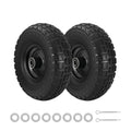 Gardeon 2x Flat Free Wheelbarrow Tyres 26cm 5/8
