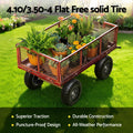 Gardeon 2x Flat Free Wheelbarrow Tyres 26cm 5/8