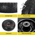 Gardeon 2x Flat Free Wheelbarrow Tyres 26cm 5/8