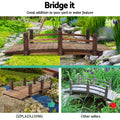 Gardeon Wooden Garden Bridge 160cm Outdoor Decor Ornament