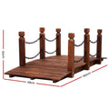 Gardeon Wooden Garden Bridge 160cm Outdoor Ornament Chain