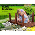 Gardeon Wooden Garden Bridge 160cm Outdoor Ornament Chain