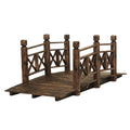 Gardeon Wooden Garden Bridge 150cm Outdoor Ornament Decor