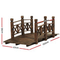 Gardeon Wooden Garden Bridge 150cm Outdoor Ornament Decor