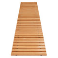 Gardeon 8ft Wooden Garden Pathway Roll-Out Walkway Brown