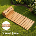 Gardeon 8ft Wooden Garden Pathway Roll-Out Walkway Brown