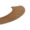Gardeon 8FT Wooden Garden Pathway Brown Curved Roll Out Walkway
