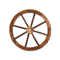 Gardeon Wooden Wagon Wheel Garden Decor Outdoor Ornament
