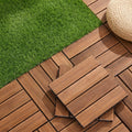 Gardeon 10x Wood Deck Tiles 30x30cm Interlocking Patio Garden