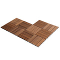 Gardeon 10x Wood Deck Tiles 30x30cm Interlocking Patio Garden