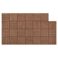 Gardeon 27pcs Wood Deck Tiles 30x30cm Interlocking Patio