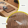 Gardeon 27pcs Wood Deck Tiles 30x30cm Interlocking Patio