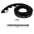 Green Fingers Garden Edging 5cm x 10m Black Pack of 2