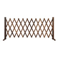 Gardeon Garden Fences Expandable Wooden Trellis Fence Plant Frame 200cm Brown