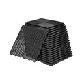 Giantz 20pcs Garage Floor Tiles Interlocking Drainage Black