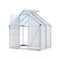 Green Fingers Greenhouse 1.3x1.9x2.0M Aluminium Polycarbonate