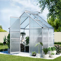 Green Fingers Greenhouse 1.3x1.9x2.0M Aluminium Polycarbonate