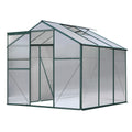 Green Fingers 1.9x1.9x1.83M Aluminium Polycarbonate Greenhouse