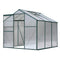 Green Fingers 1.9x1.9x1.83M Aluminium Polycarbonate Greenhouse