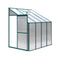 Green Fingers Greenhouse 2.52x1.27x2.13M Lean-to Aluminium