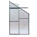 Green Fingers Greenhouse 2.52x1.27x2.13M Lean-to Aluminium