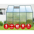 Green Fingers Greenhouse 2.52x1.27x2.13M Lean-to Aluminium