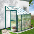 Green Fingers Greenhouse 2.52x1.27x2.13M Lean-to Aluminium
