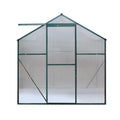 Green Fingers Greenhouse 2.52x1.9x1.83M Aluminium Polycarbonate