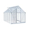 Green Fingers Greenhouse Aluminium Polycarbonate Premium Garden Storage Shed 3.1Mx1.9Mx2.0M