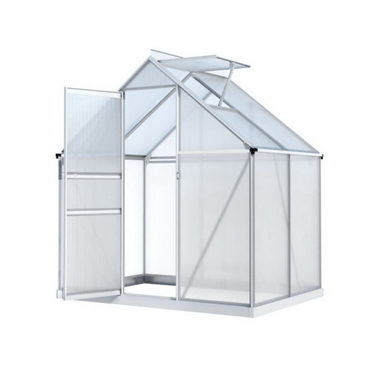 Green Fingers 3.1M Greenhouse Aluminium Polycarbonate Garden Shed
