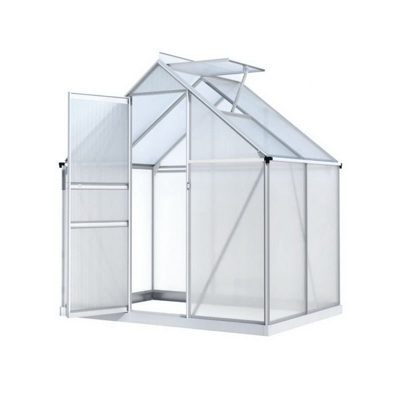 Green Fingers 3.1M Greenhouse Aluminium Polycarbonate Garden Shed