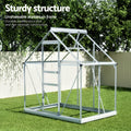 Green Fingers 3.1M Greenhouse Aluminium Polycarbonate Garden Shed